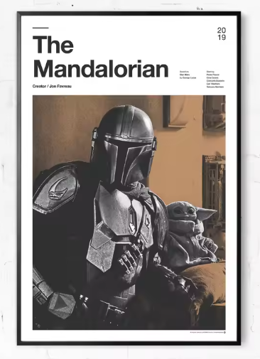 Premium Wall Art - Iconic Rewinds: Minimalist Poster Collection of Classic Films & Series (Multiple Sizes Available)