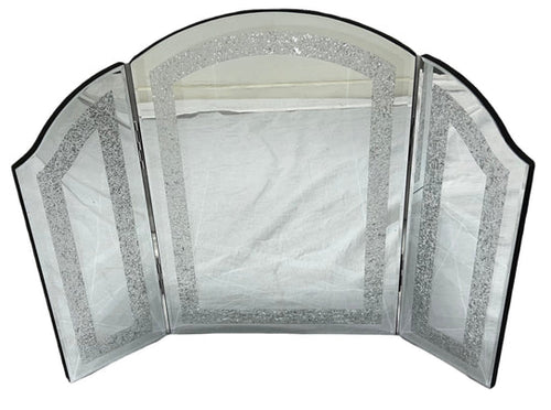 Glimmer Grace: Tri-Fold Vanity Mirror