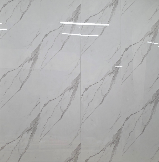 Aqua White Wall Panel 240cm x 60cm